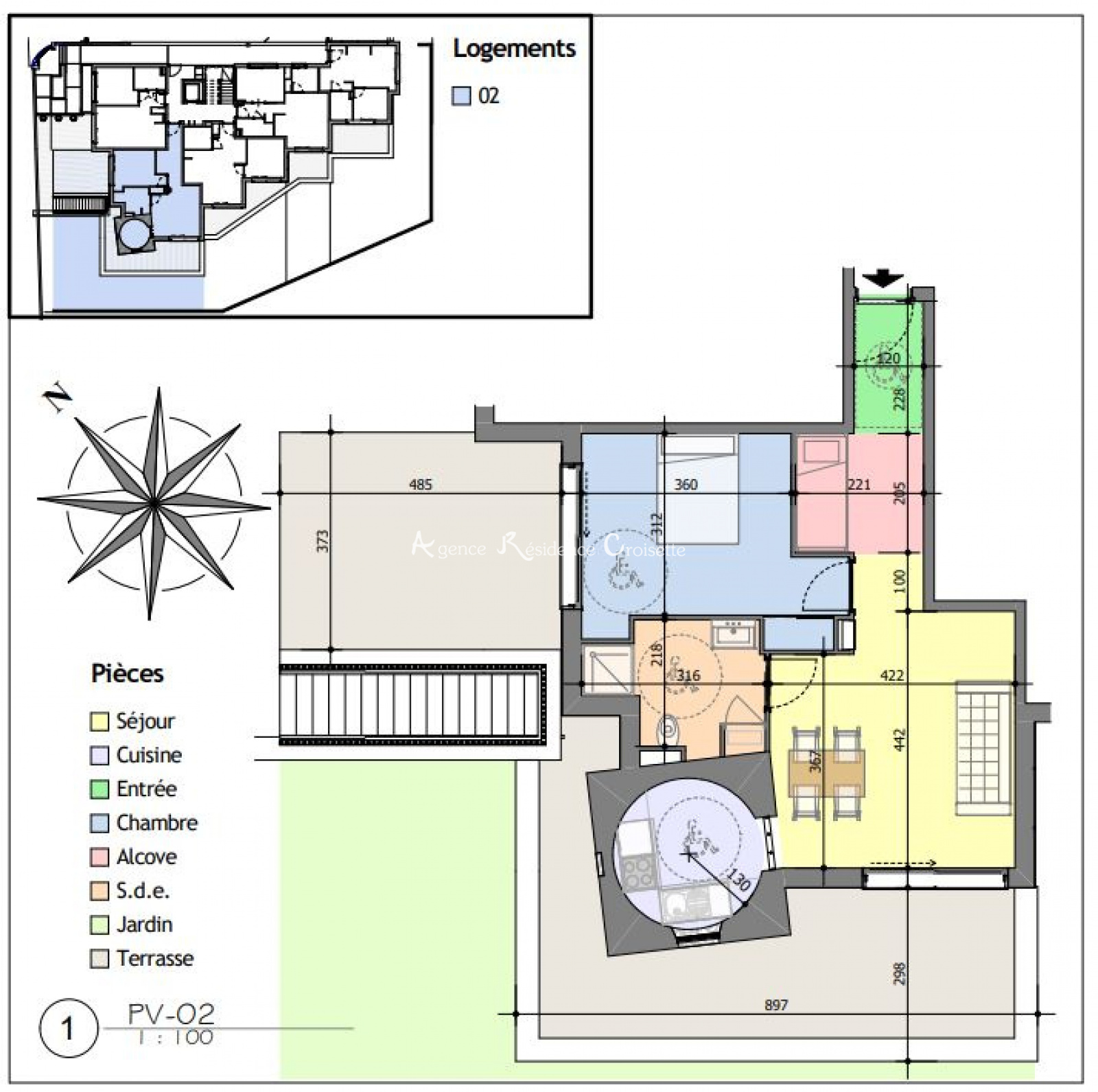 Image_9, Appartement, Vallauris,
                                ref :4836